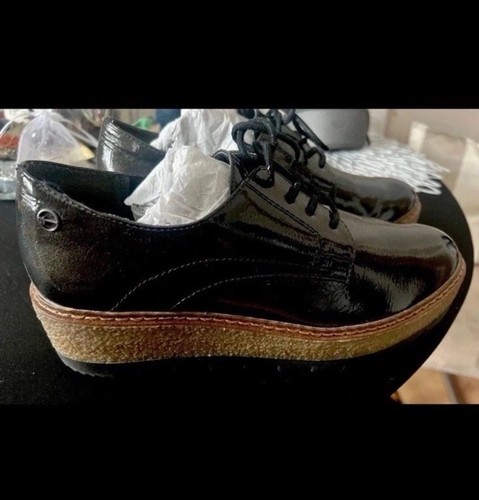 Tamaris lack schnürschuhe - tamaris,