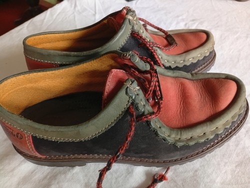 Robuste leder schnürschuhe - leder,