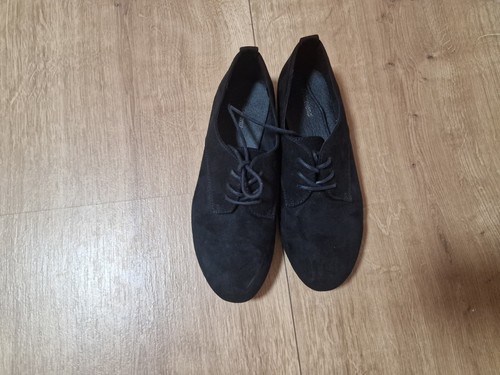 Schwarze damenschnürschuhe - schwarze,