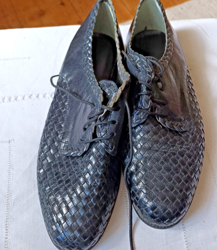 Vintage lederschnürschuhe - vintage,