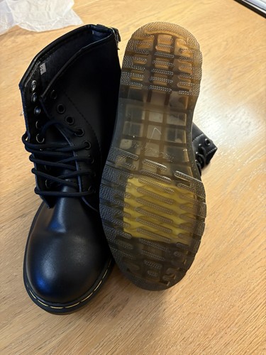 Schnur schuhe leder - leder, schwarz